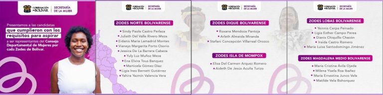 Convocatoria Sec Mujer Bolívar