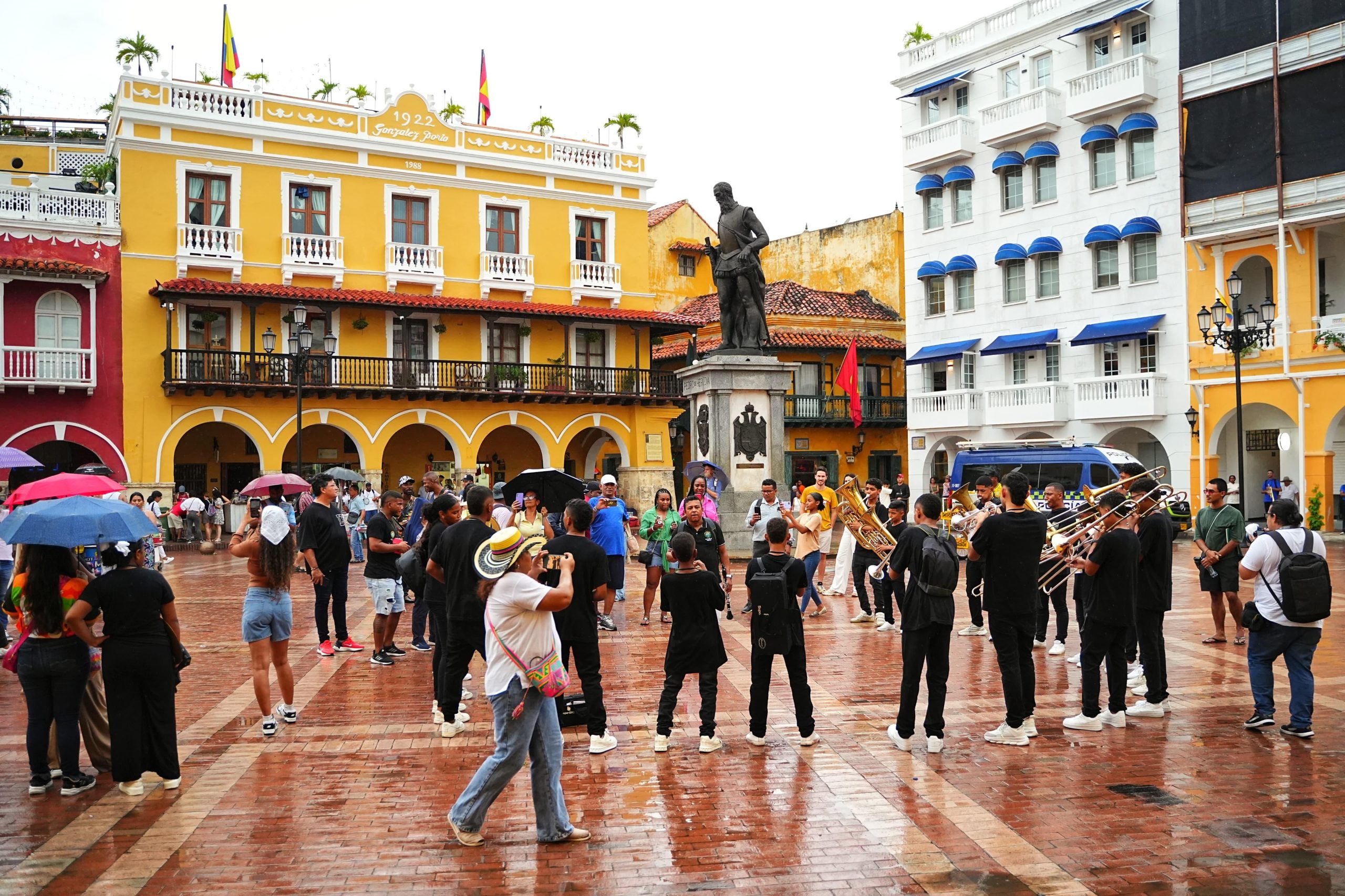 Las retretas llenaron de sabor las plazas del Centro Histórico de Cartagena